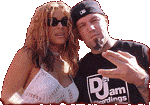 Fred Durst and Carmen Electra
